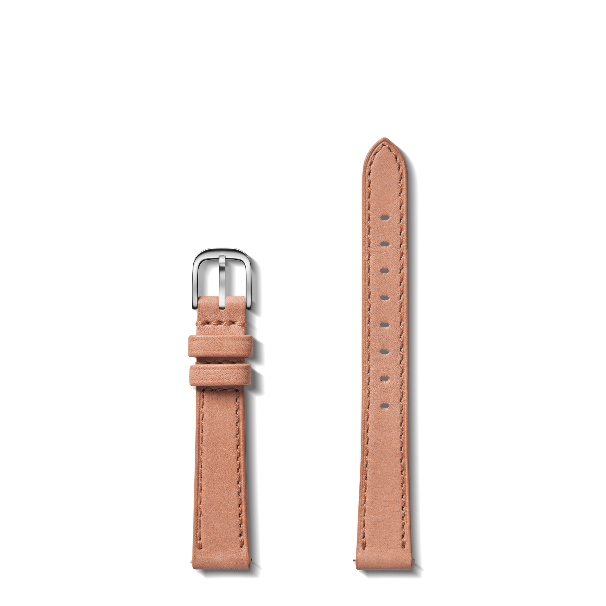 14mm Blush Leather Watch Strap - Blush
