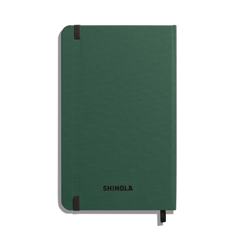 Medium Hard Ruled Journal - Forest