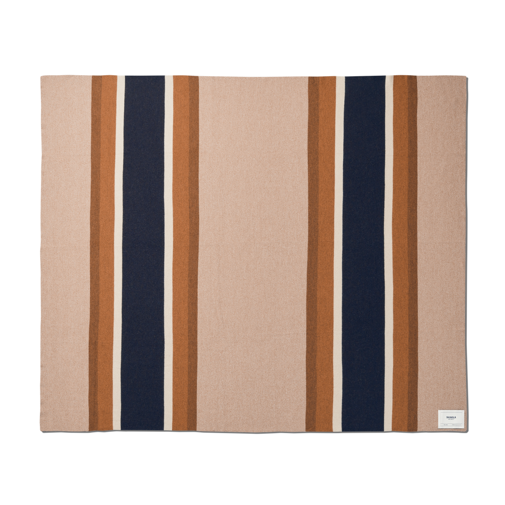 Alpaca Throw Blanket - Pink / Beige