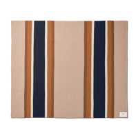 Alpaca Throw Blanket - Pink / Beige