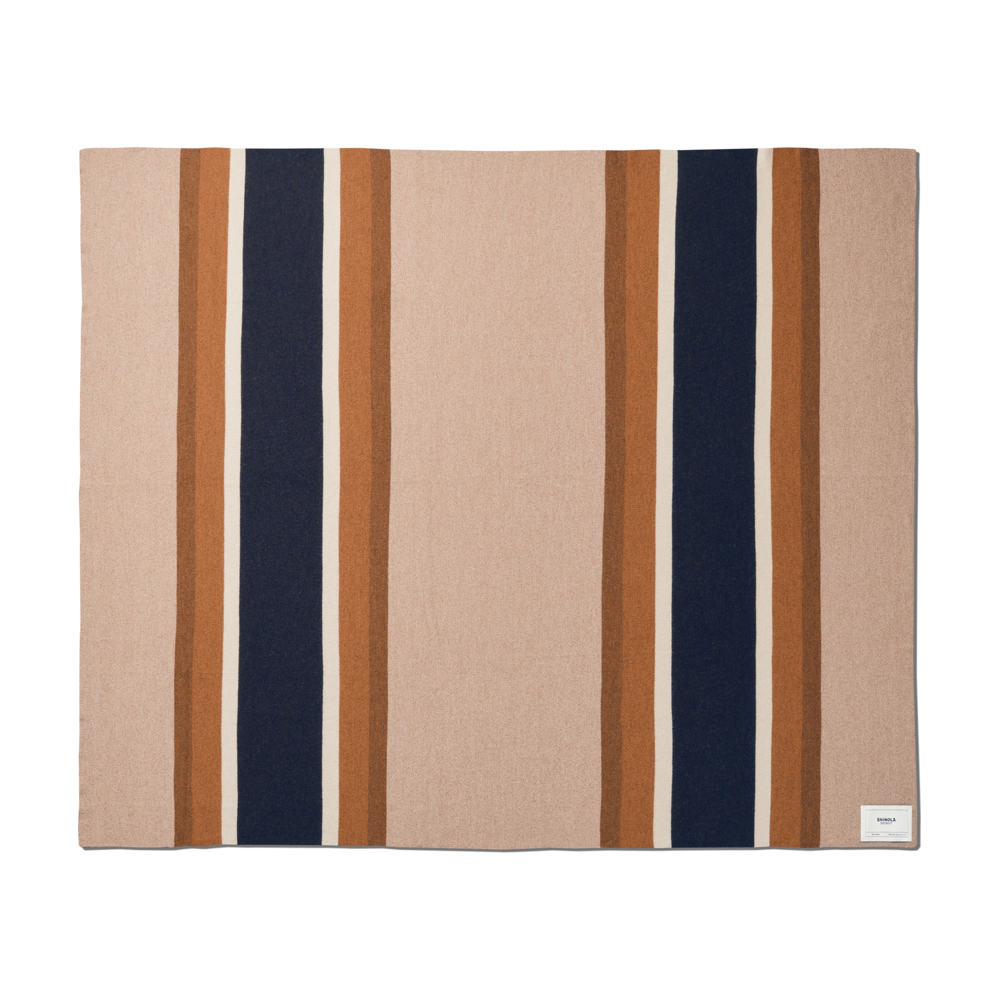 Alpaca Throw Blanket - Pink / Beige
