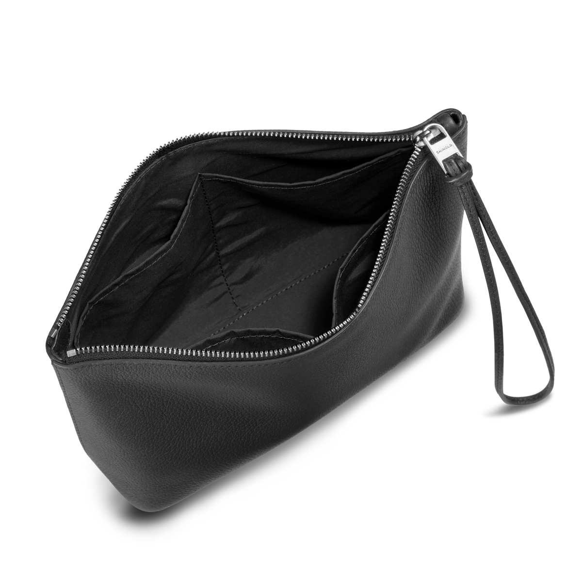 Small Zip Cosmetic Case - Black