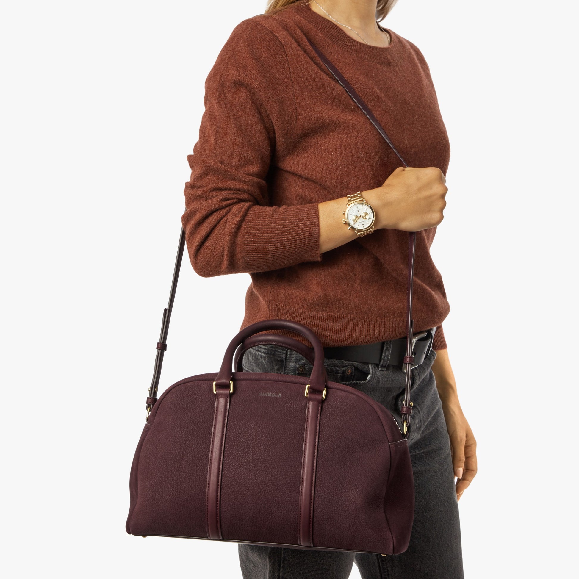 Small Runwell Duffle Bag - Merlot