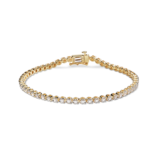 1.84 Carat 6.5" Diamond Tennis Bracelet - Yellow Gold