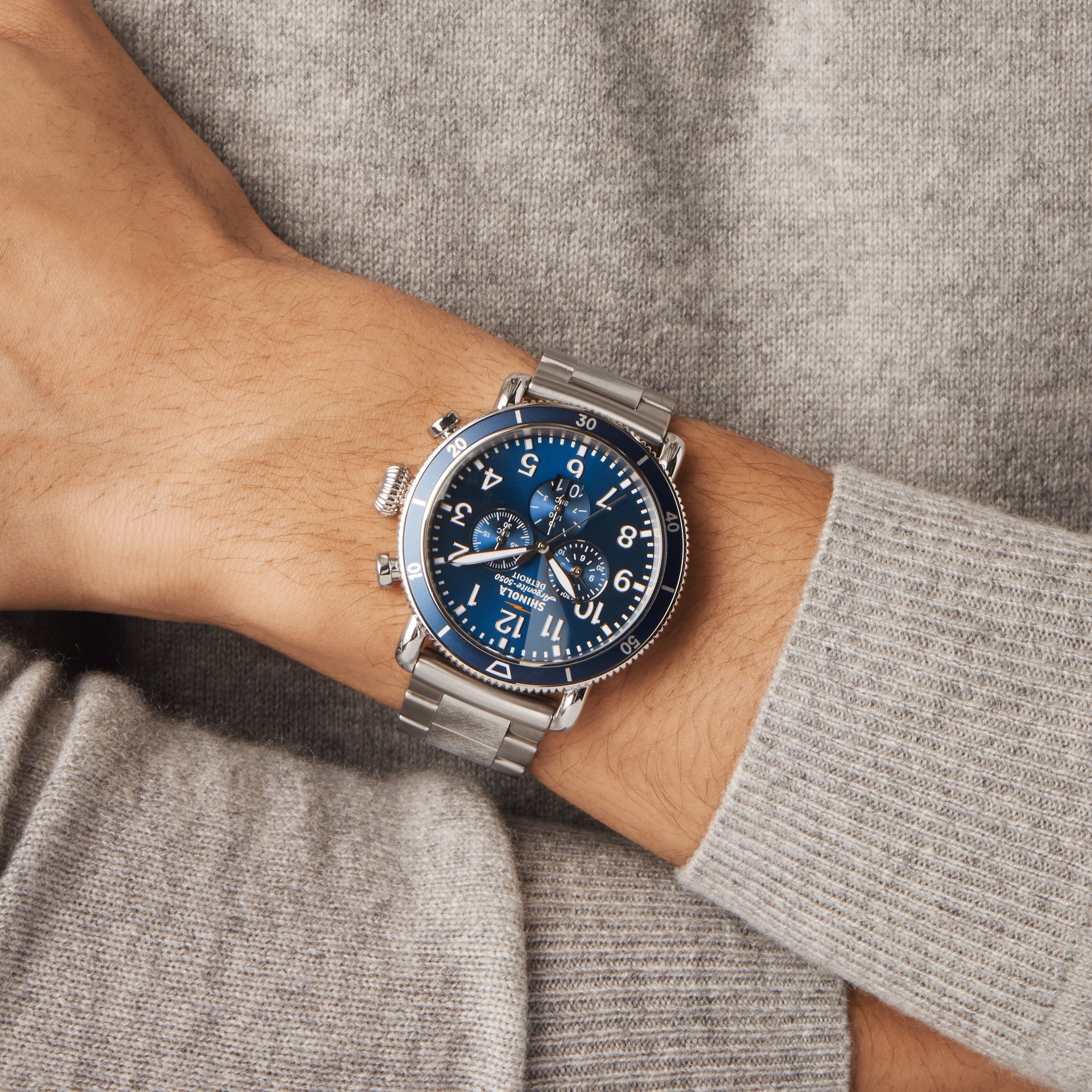 shino Runwell Sport Chronograph Watch | Shinola