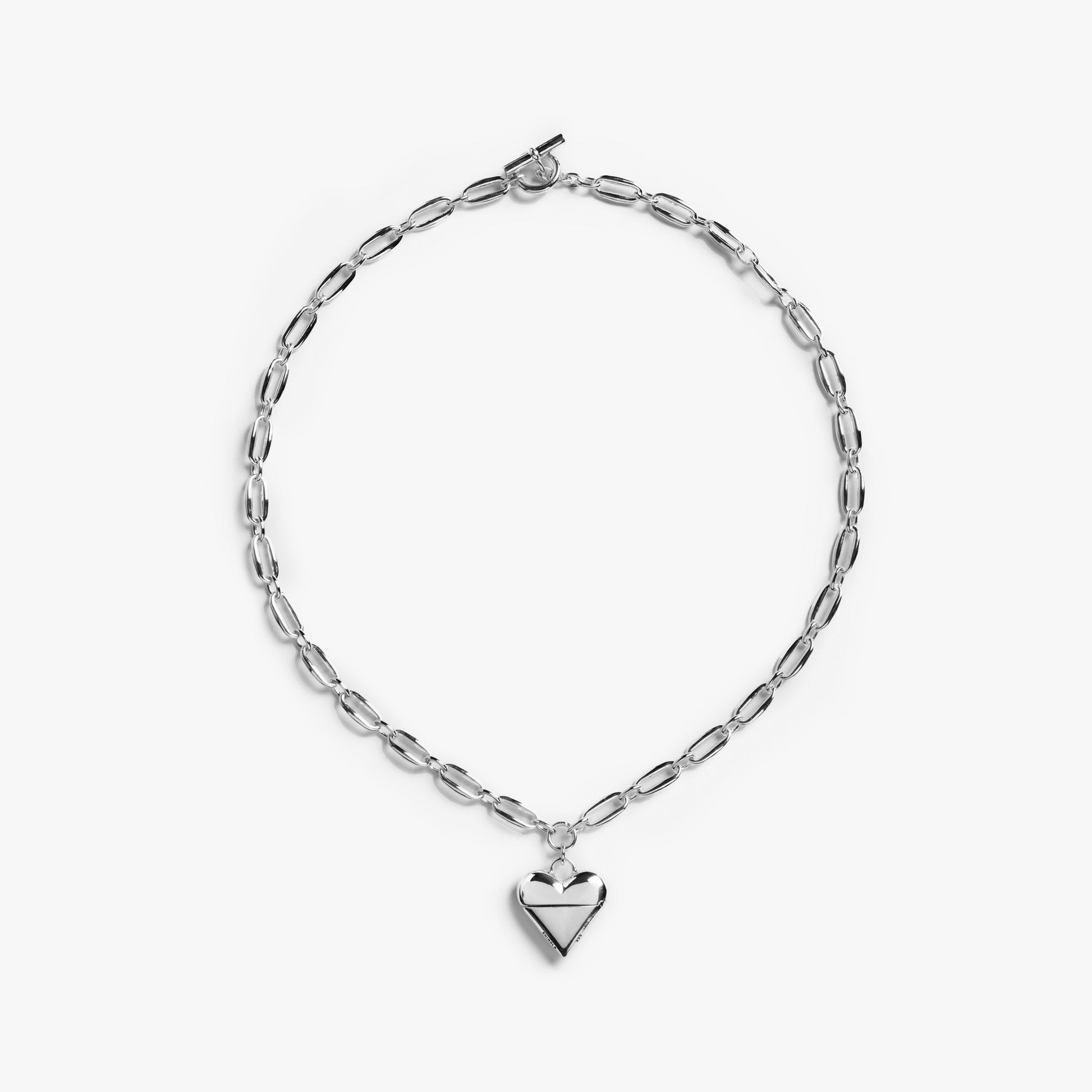 Give Your Heart Away Pendant Necklace - Sterling Silver