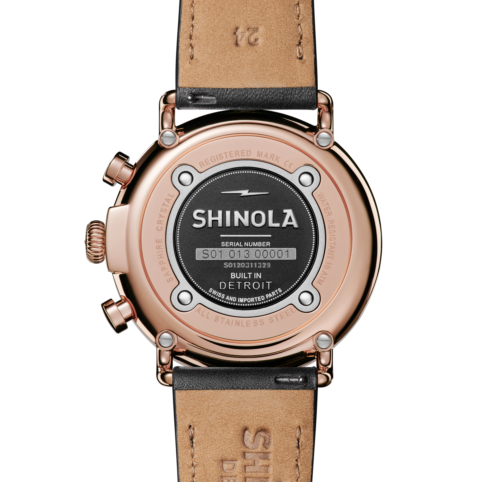 Runwell Chronograph Watch - Cream