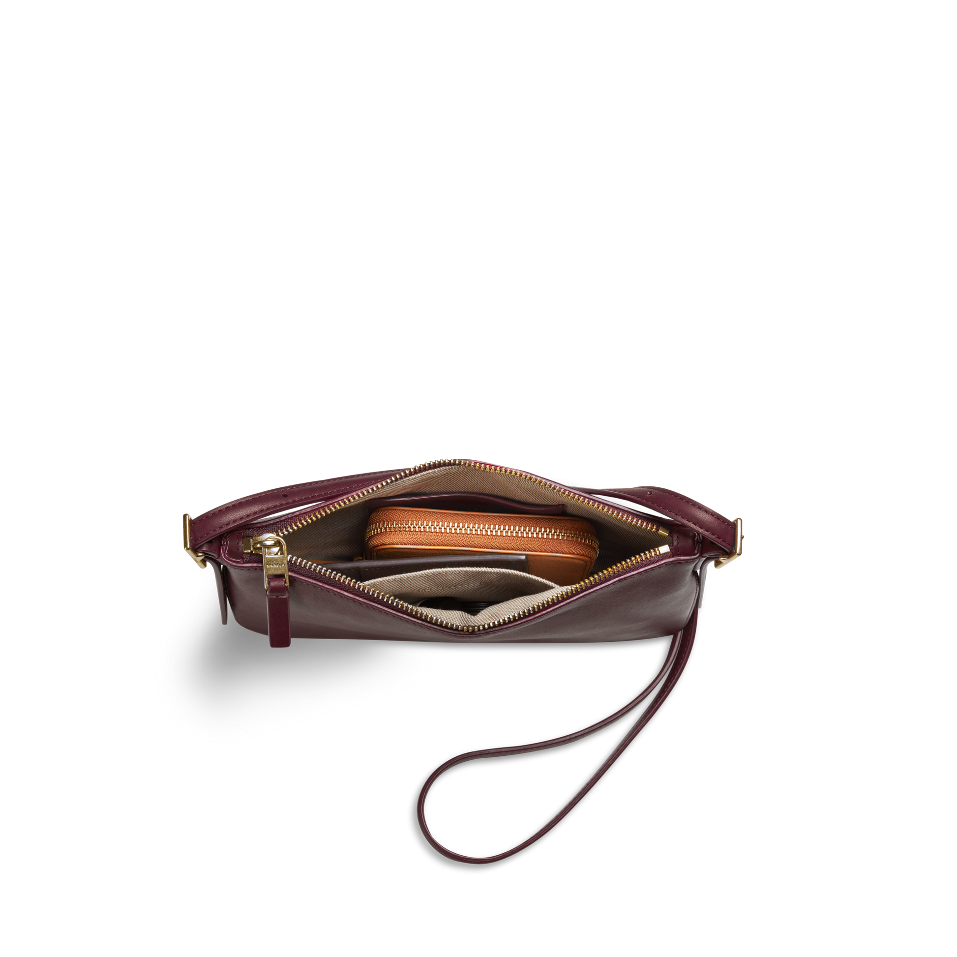 Small Bixby Crossbody - Merlot