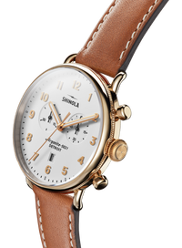 Canfield Chronograph Watch - White