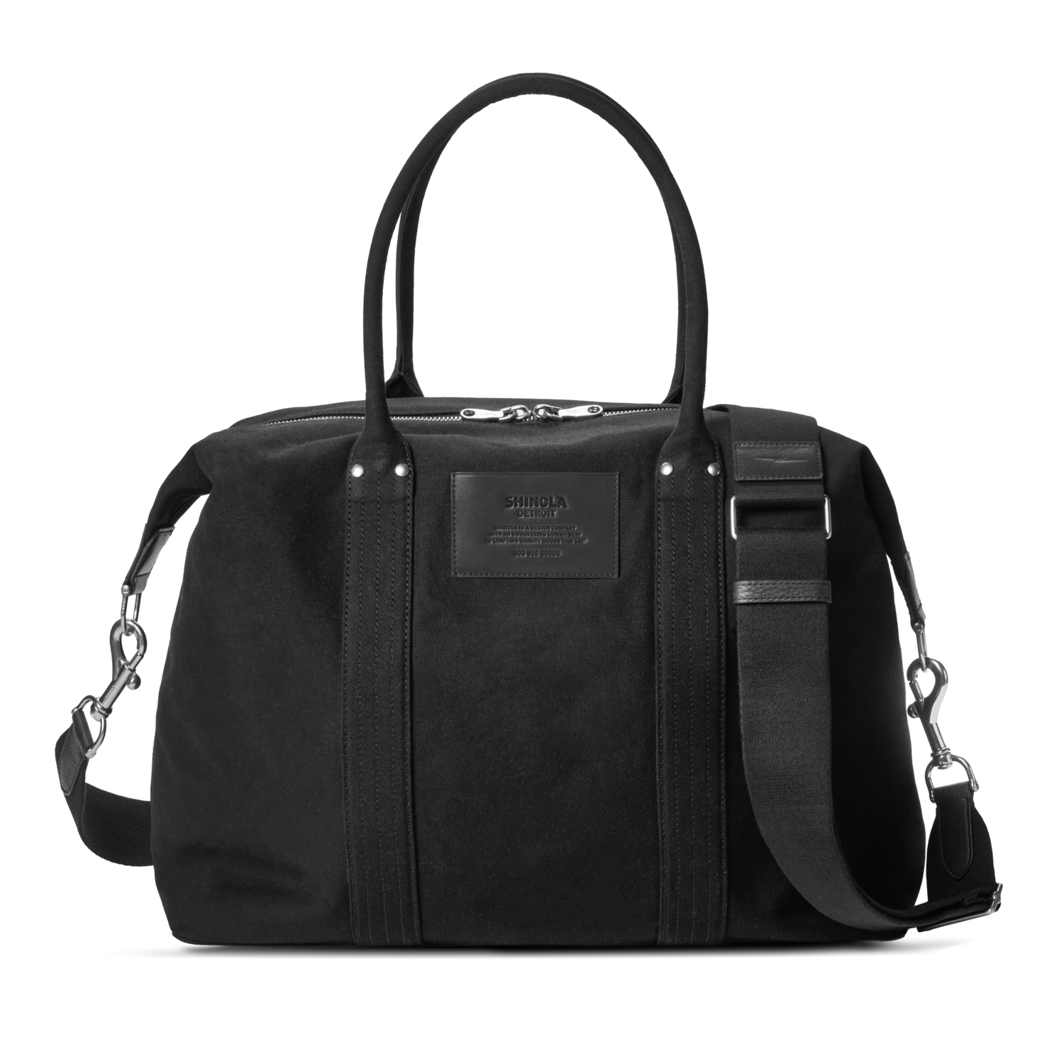 Runabout Holdall Canvas Bag - Black