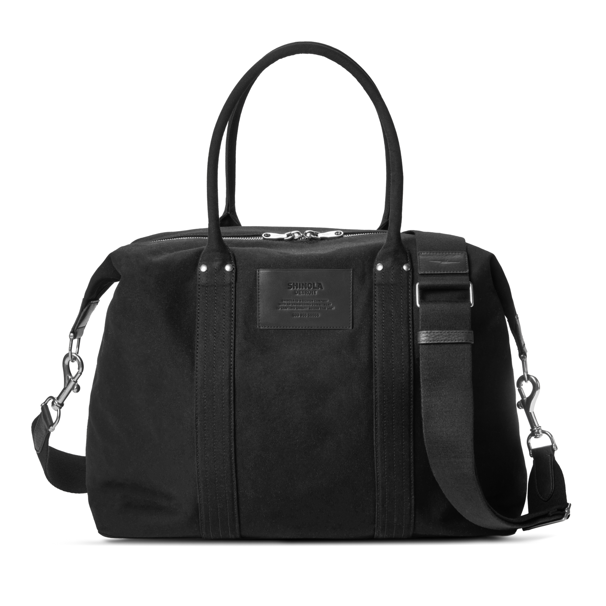 Runabout Holdall Canvas Bag - Black