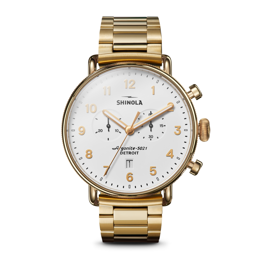 Canfield Chronograph Watch - White