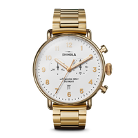 Canfield Chronograph Watch - White