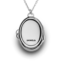 Heirloom Statement Locket Necklace - Sterling Silver