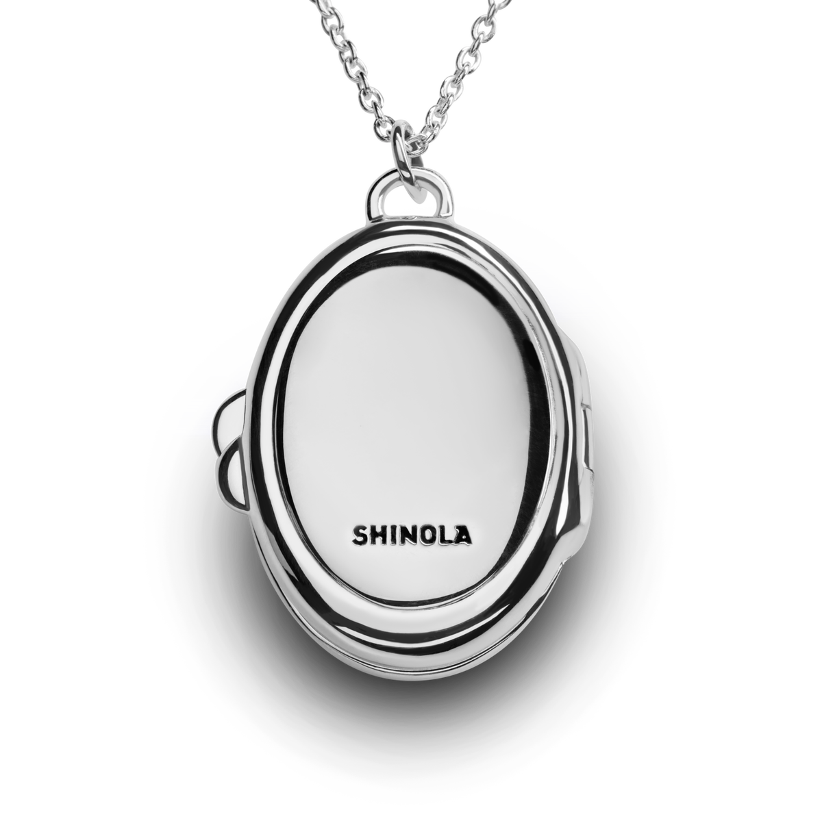 Heirloom Statement Locket Necklace - Sterling Silver