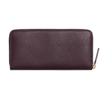Continental Zip Wallet- Merlot