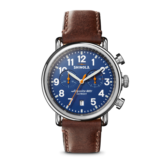 Runwell Chronograph Watch - Blue
