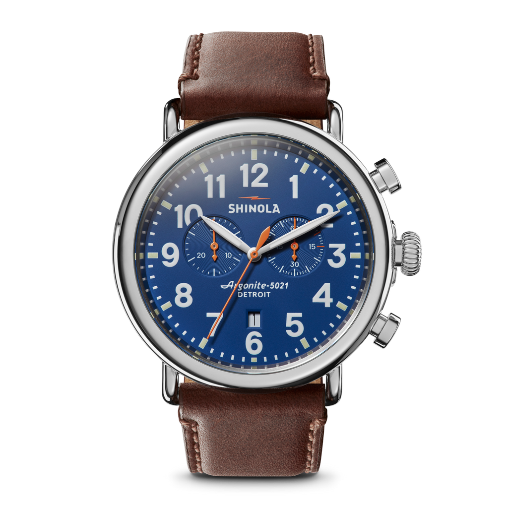Shinola Runwell Chronograph Watch - Blue