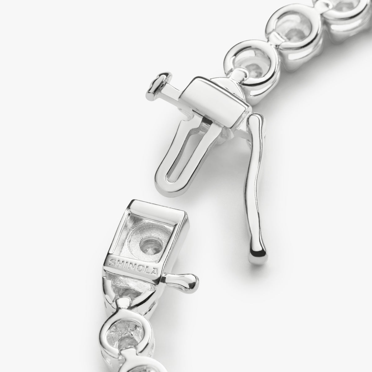 4 Carat 7" Diamond Tennis Bracelet - White Gold