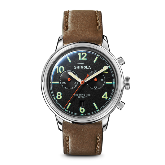 Traveler Chronograph Watch - Black