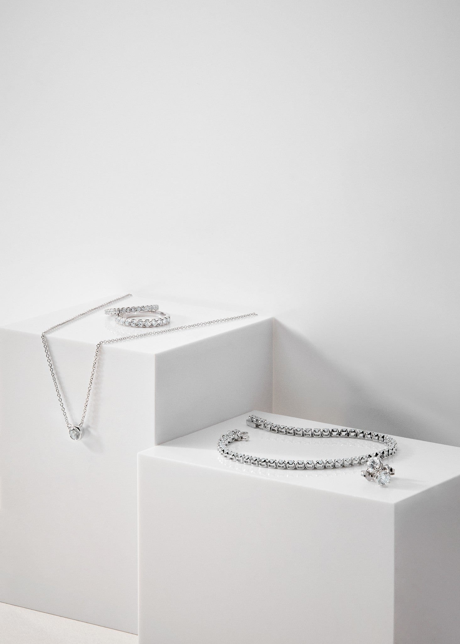3 Carat Diamond Tennis Bracelet - White Gold