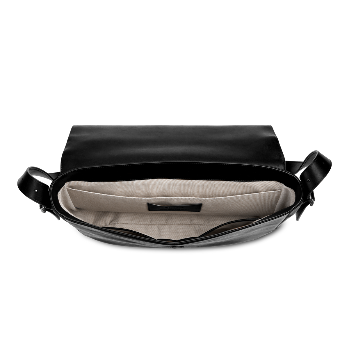 Runwell Messenger Bag - Black