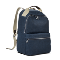 Runwell Canvas Backpack - Navy