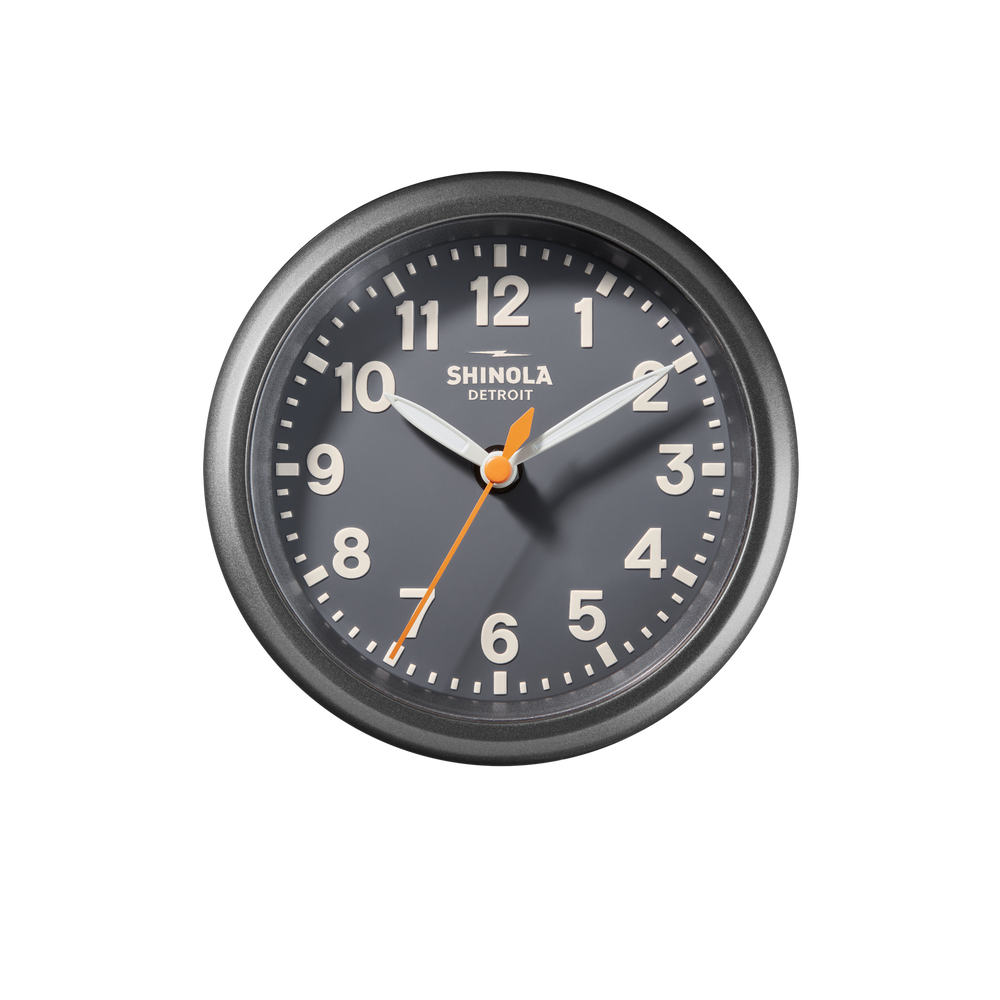 6" Runwell Clock - Dark Gray