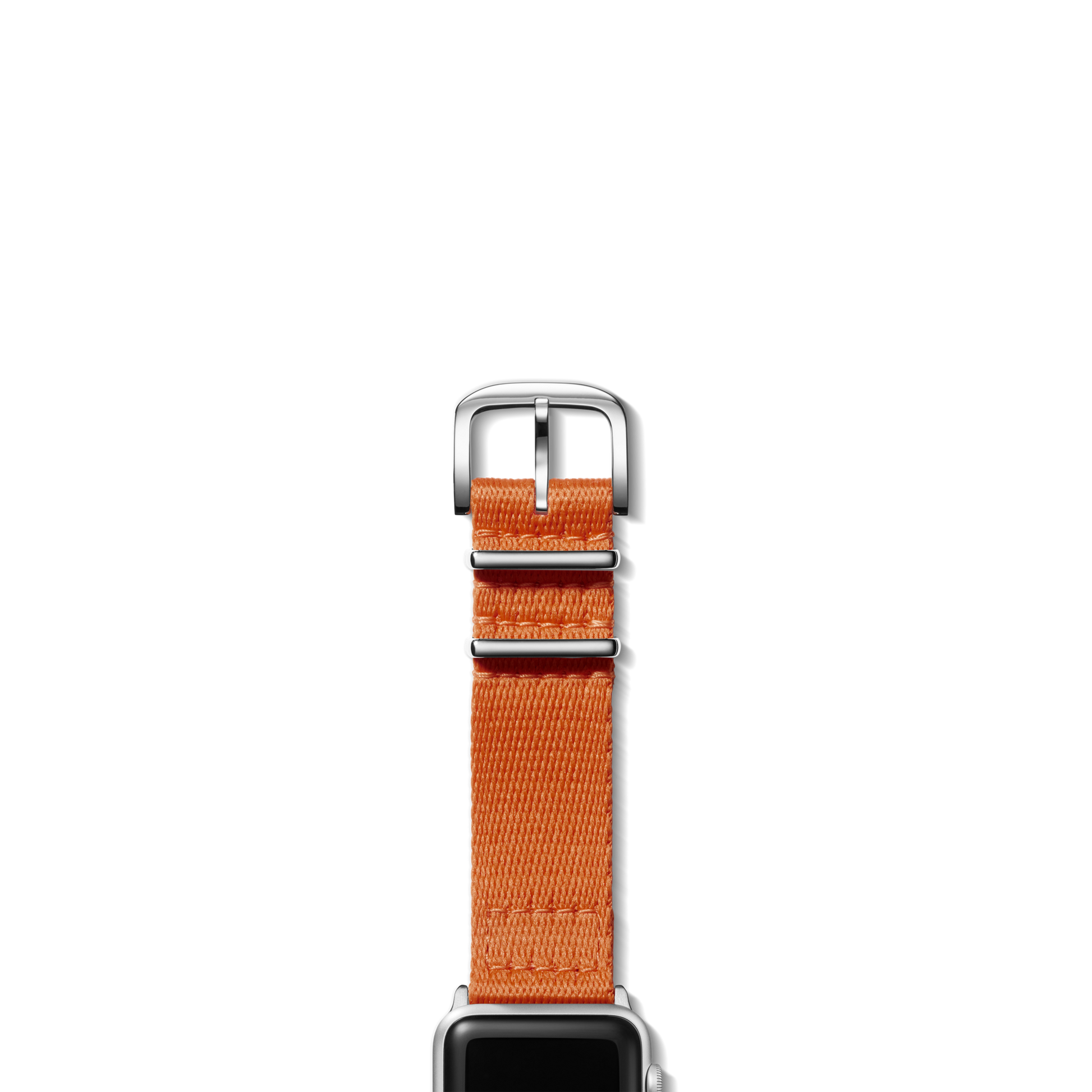 20mm Orange Split Nylon Apple Watch Strap - Orange