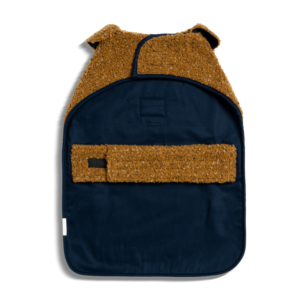 Dog Coat - Brand Stripe / Tan
