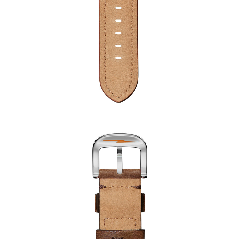 20mm British Tan Leather Watch Strap (XL) - British Tan