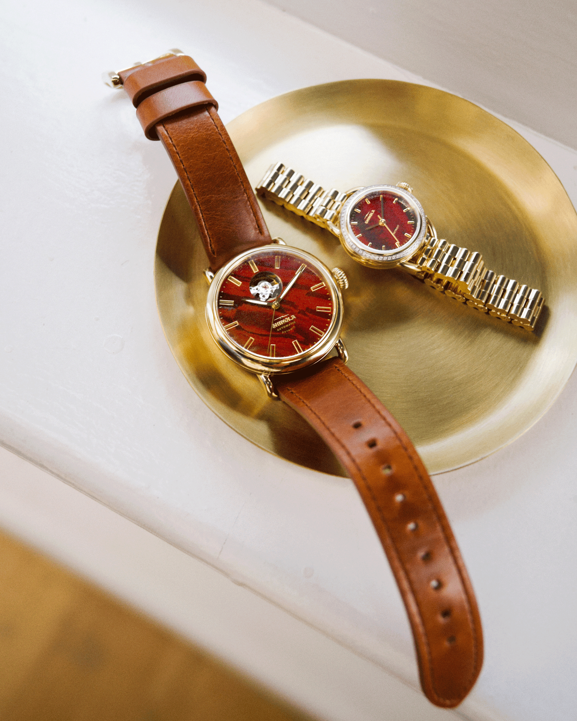 Gilda Radner Runwell Automatic Watch - Red Jasper