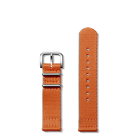 20mm Orange G10 Nylon Watch Strap - Orange