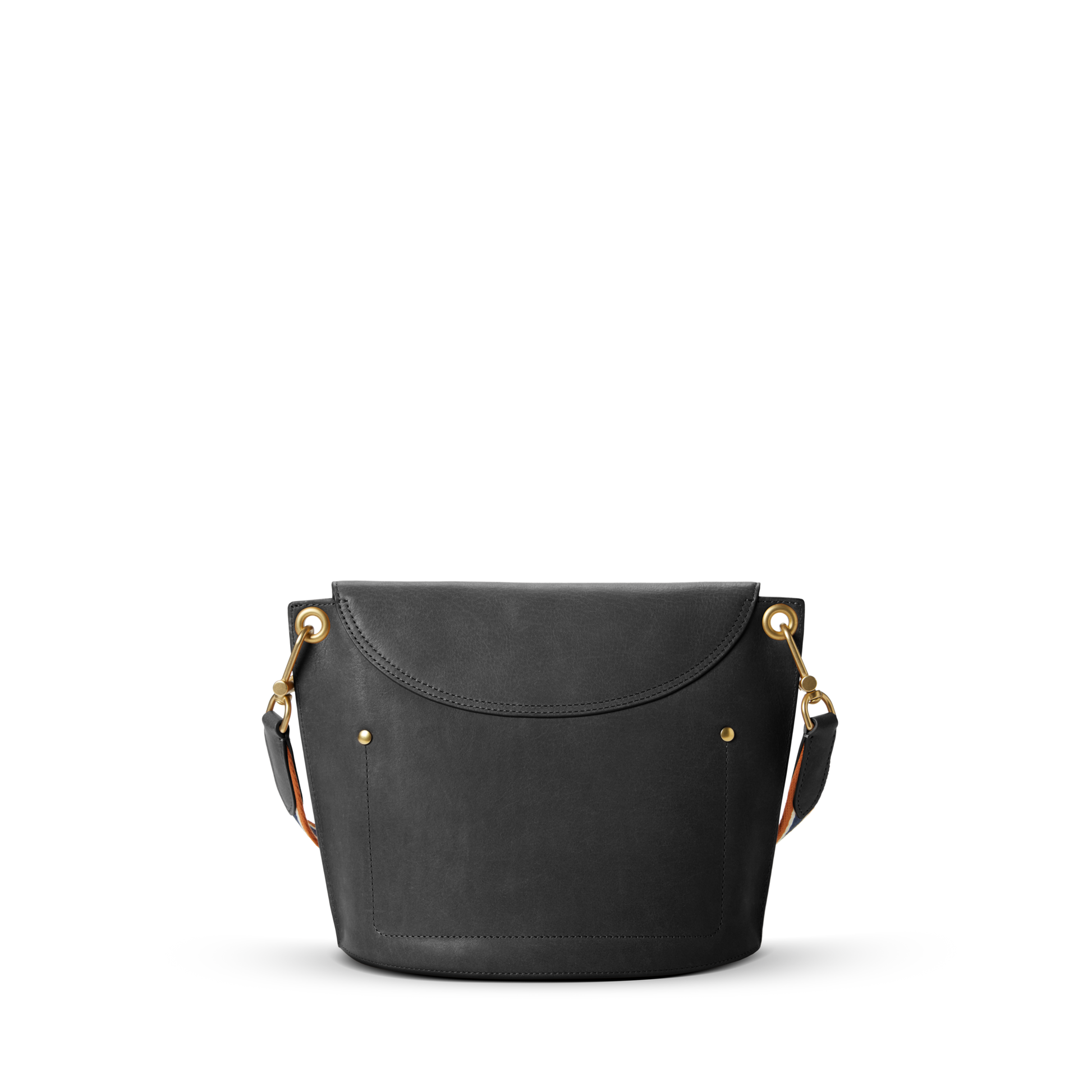 Convertible Birdy Bucket Bag - Brand Stripe / Black