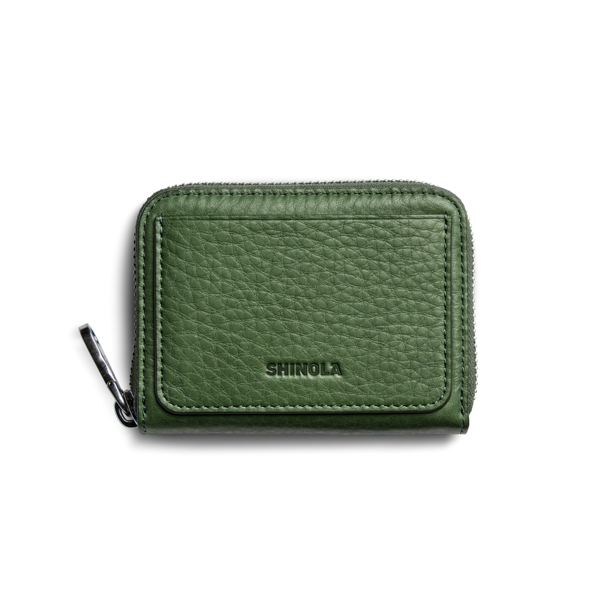 Pocket Small Zip Around Wallet - Evergreen