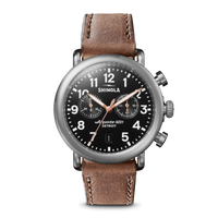 Runwell Chronograph Watch - Black