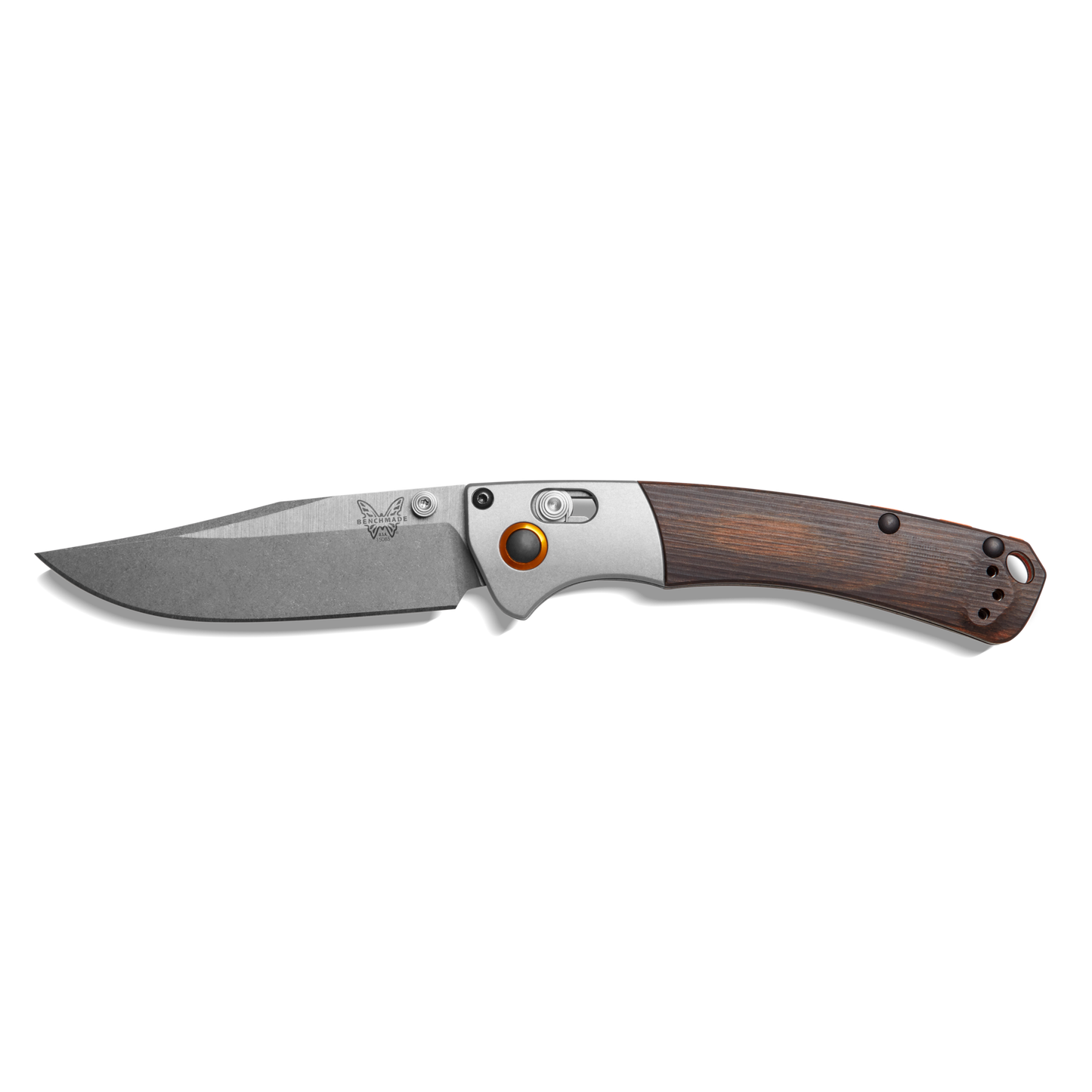Shinola + Benchmade Mini Crooked River Pocket Knife - Steel