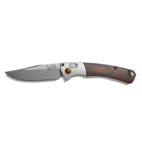 Shinola + Benchmade Mini Crooked River Pocket Knife - Steel