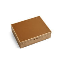 8 Slot Watch Collector's Box - Oak / Tan