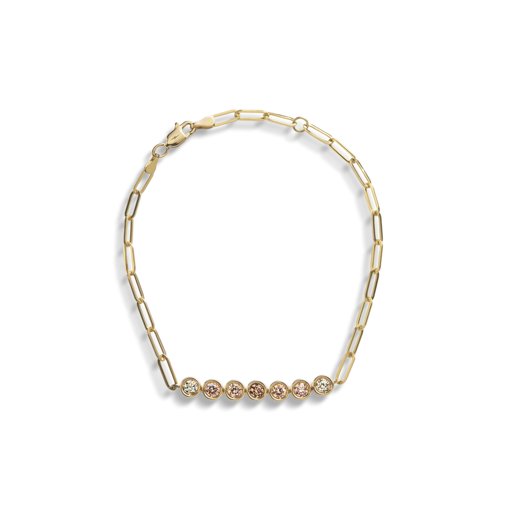 .75 Carat Desert Diamond Chain Bracelet