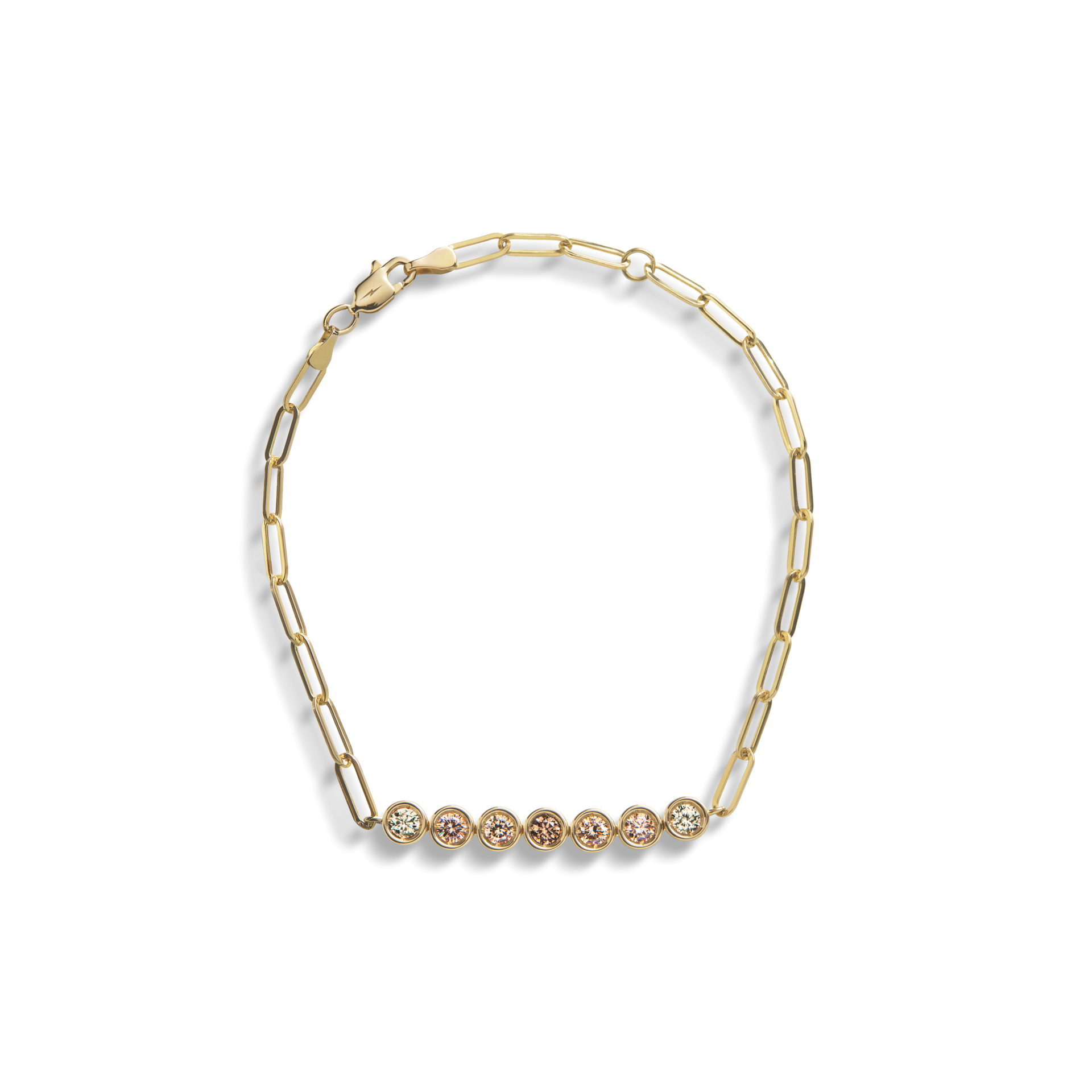 75 Carat Desert Diamond Chain Bracelet