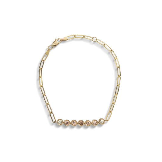 .75 Carat Desert Diamond Chain Bracelet