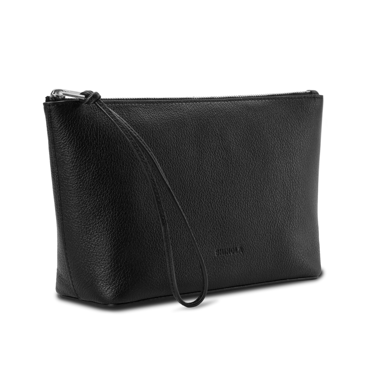 Small Zip Cosmetic Case - Black