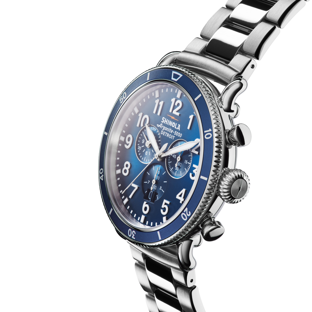 Runwell Sport Chronograph Watch - Midnight Blue