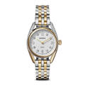 Diamond Derby Watch - Silver + Gold Bracelet