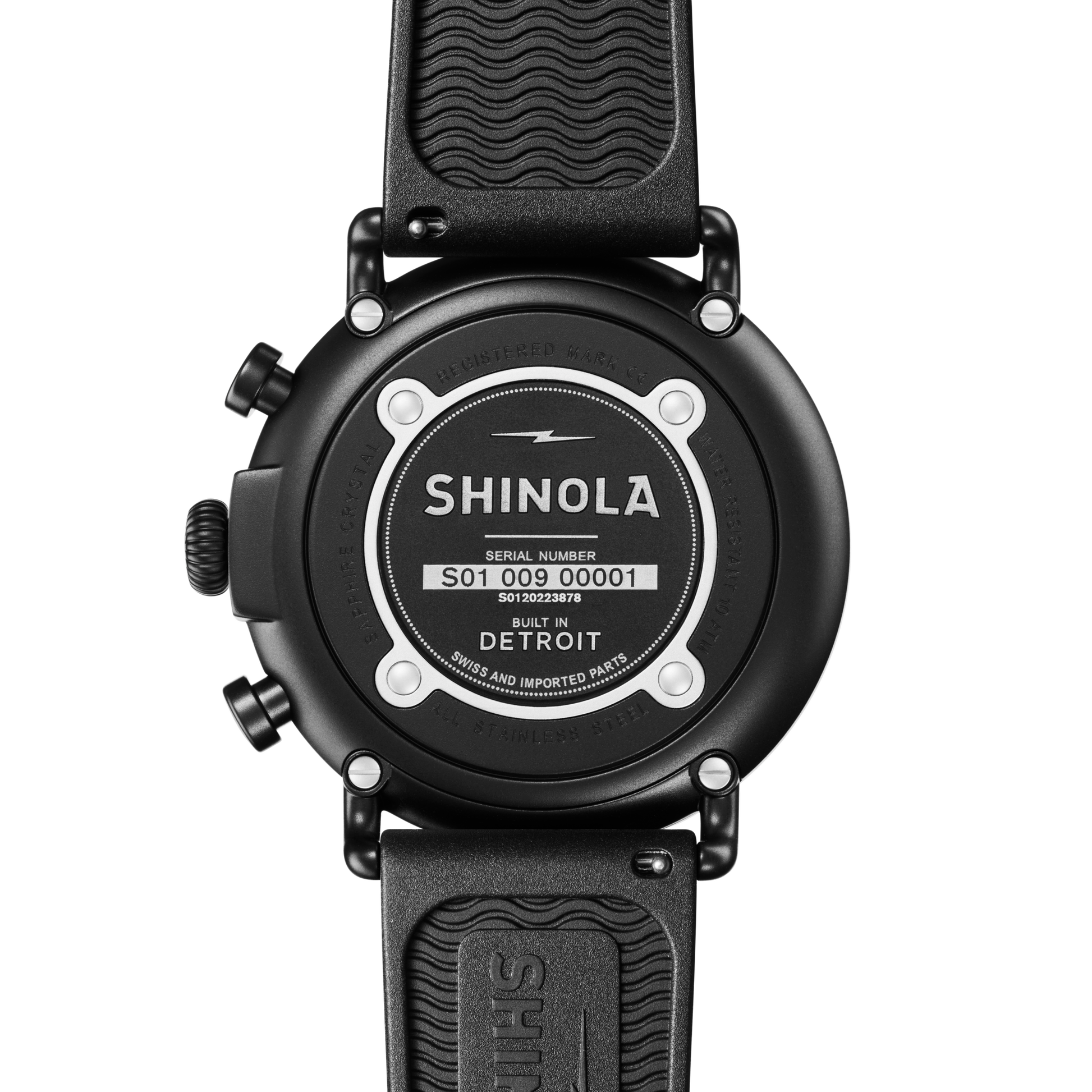 Runwell Chronograph Watch - Black