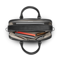 Double Zip Briefcase - Black