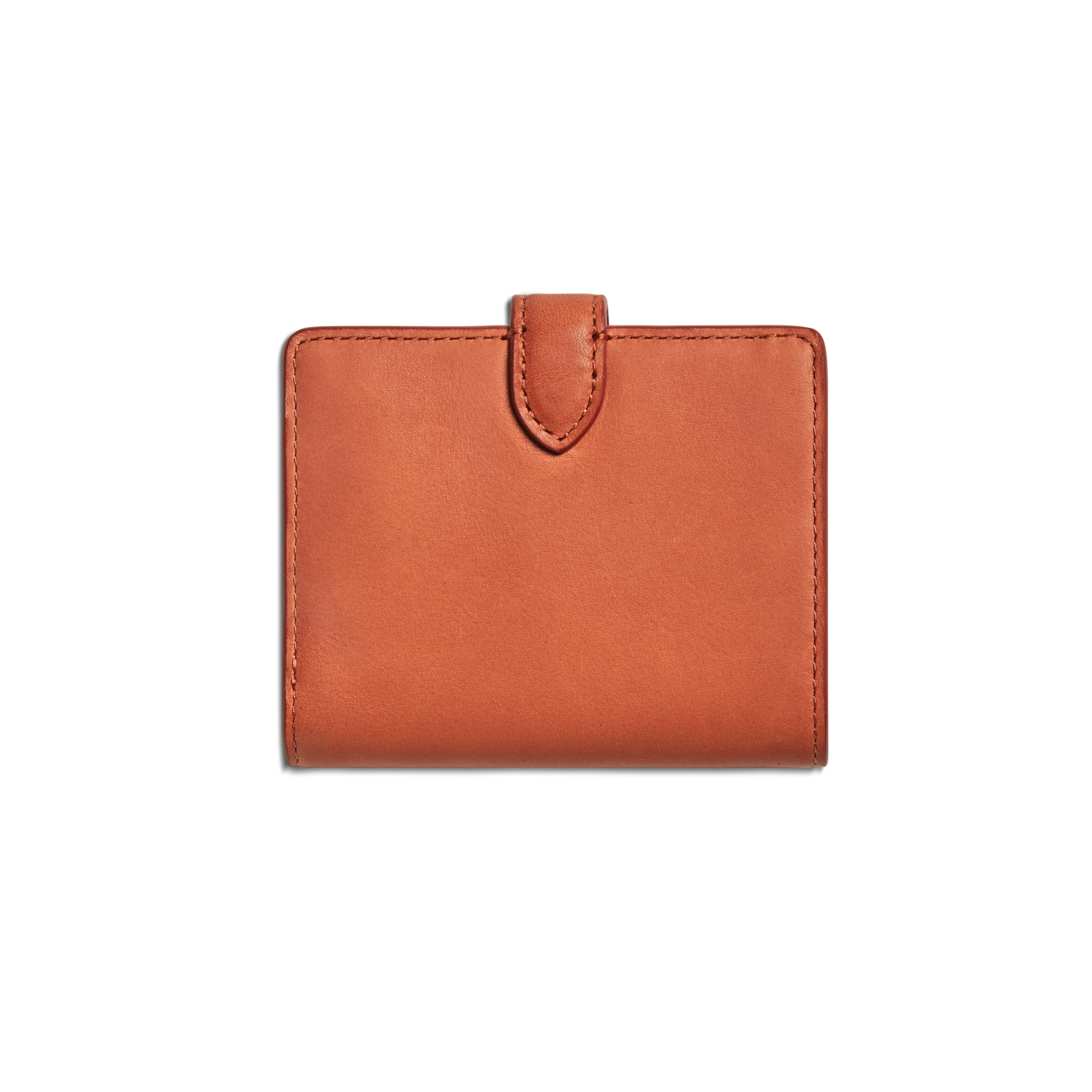 Small Snap Wallet - Rust