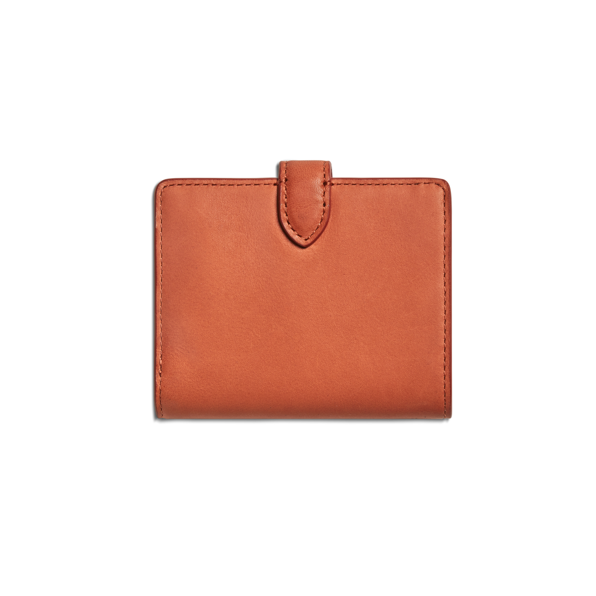 Small Snap Wallet - Rust