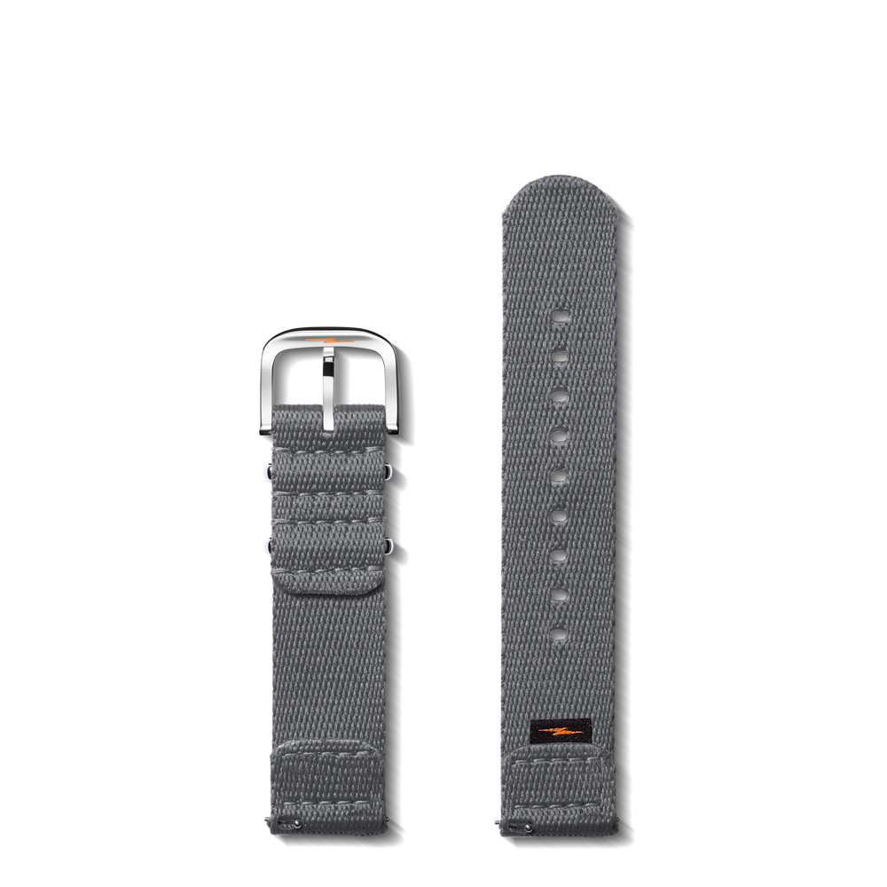 20mm Gray G10 Nylon Watch Strap - Gray